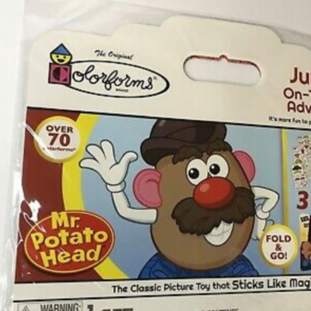 3 Colorforms Set Jumbo on the Go Adventure Activities Potato LOL Jurassic